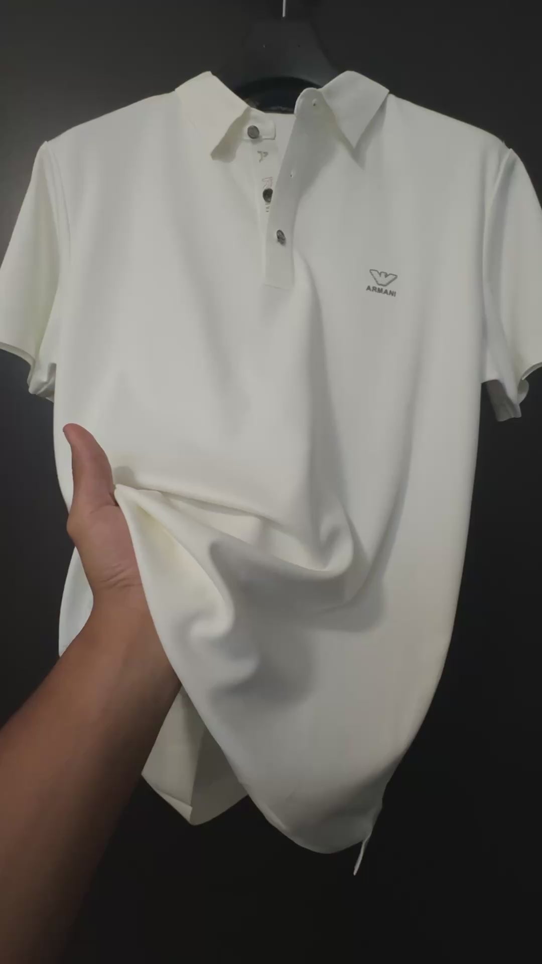 Playera Armani tipo polo
